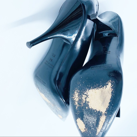 Marc Jacobs Black Red stiletto pumps heels SZ 9 - Picture 9 of 11